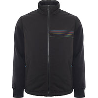 Paul Smith Mens Mixed Media Bomber Jkt in Black