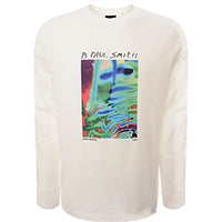 Paul Smith Mens Ls T-Shirt Ravewave Large in White