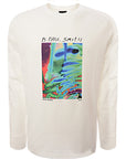 Paul Smith Mens Ls T-Shirt Ravewave Large in White