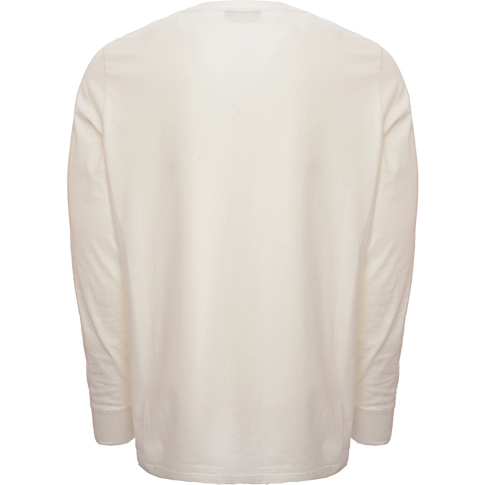 Paul Smith Mens Ls T-Shirt Ravewave Large in White