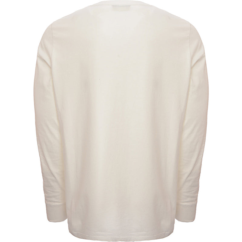 Paul Smith Mens Ls T-Shirt Ravewave Large in White