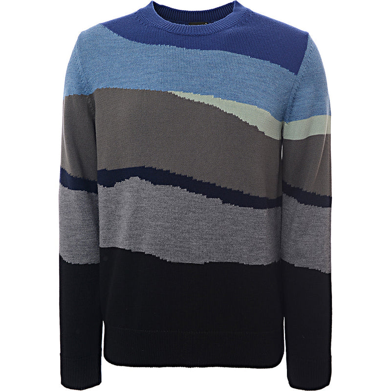 Paul Smith Mens Pullover Crew Neck in Multicoloured