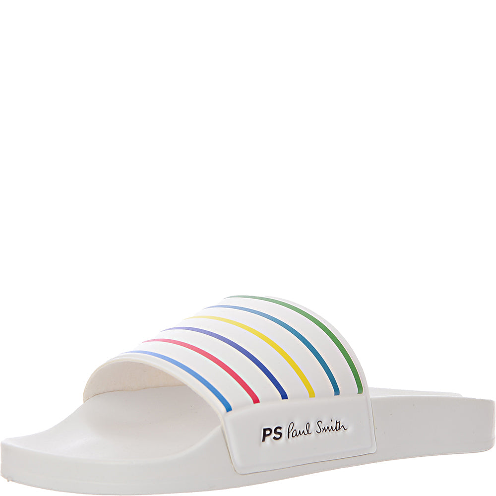 Paul Smith Mens Shoe Summit White Stripes in White