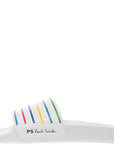 Paul Smith Mens Shoe Summit White Stripes in White