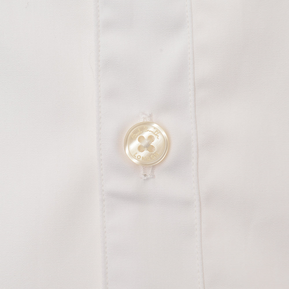 Paul Smith Mens Formal Ss Shirt Tailored in White