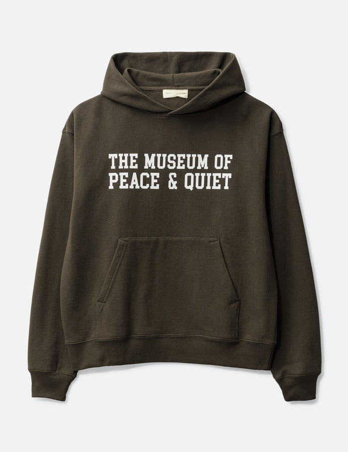 Museum of Peace and Quiet Men's Brown Campus Hoodie