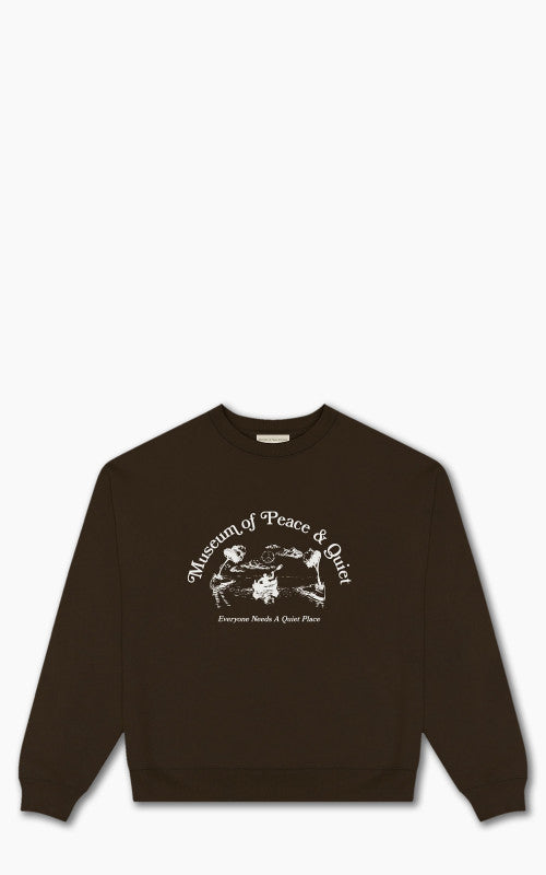 Museum of Peace and Quiet Women's Brown Quiet Place Crewneck