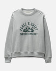 Museum of Peace and Quiet Men's Grey Farmers Crewneck in Heather