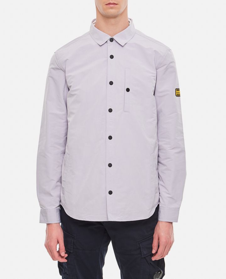 Barbour Men's Grey B. Intl Link Overshirt