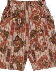 South2 West8 West Army String Short Ikat Shorts/Mini Shorts in Brown