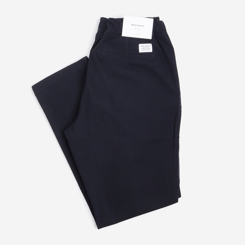 Norse Projects Men's Black Ezra Solotex Pants