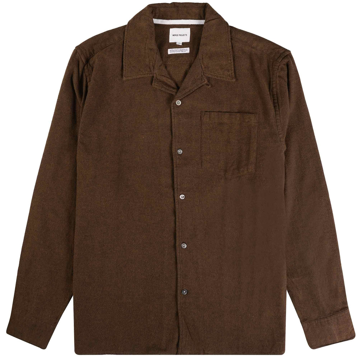 Norse Projects Men's Brown Carsten Flannel Shirt