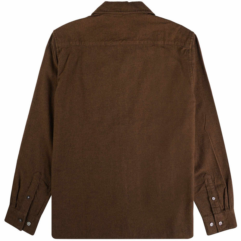 Norse Projects Men's Brown Carsten Flannel Shirt