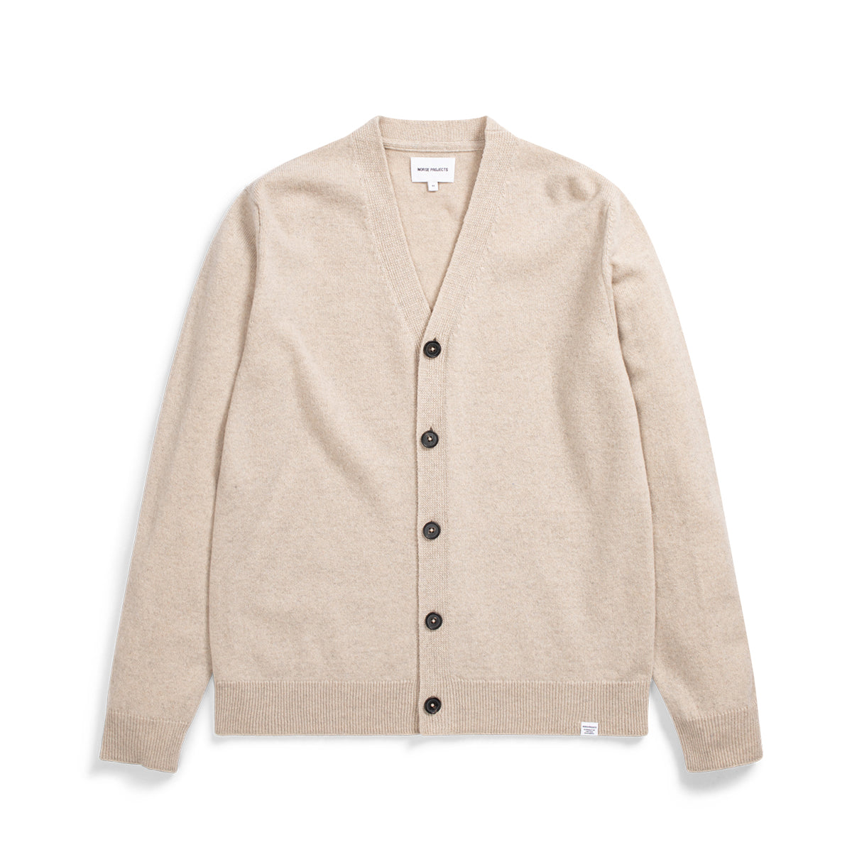 Mens Norse Projects Adam Knit In Stone