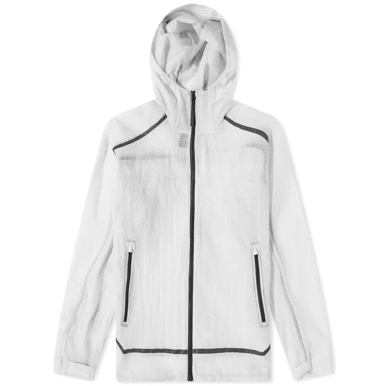 Norse Projects Men's Grey Ripstop Hood Jacket