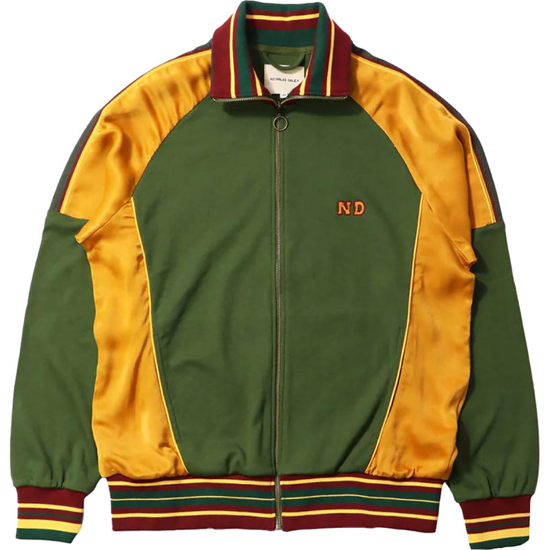 Nicholas Daley Mens Track Top Olive Green