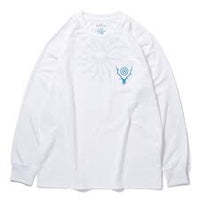 South West Men's White LS Horn Pocket Tee