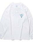 South2 West8 Men's White LS Horn Pocket Tee