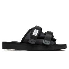 Mens Suicoke Blk Sandals In Black