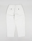 Universal Works Mens White Oxford Twill Pants