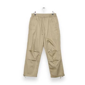 Universal Works Men's Grey Parachute Pants Stone