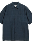 Ymc Mens Mitchum Short Sleeve Shirt Navy