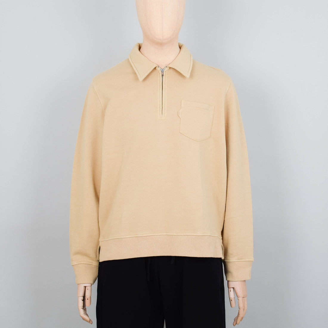 YMC Men's Beige Sugden Sweatshirt Sand