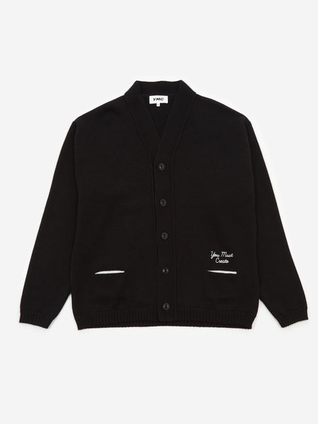 YMC Men&#39;s Black Archie Cardigan