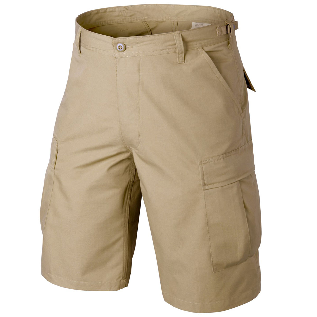 YMC Men's Green Shorty Ripstop Shorts in Khaki