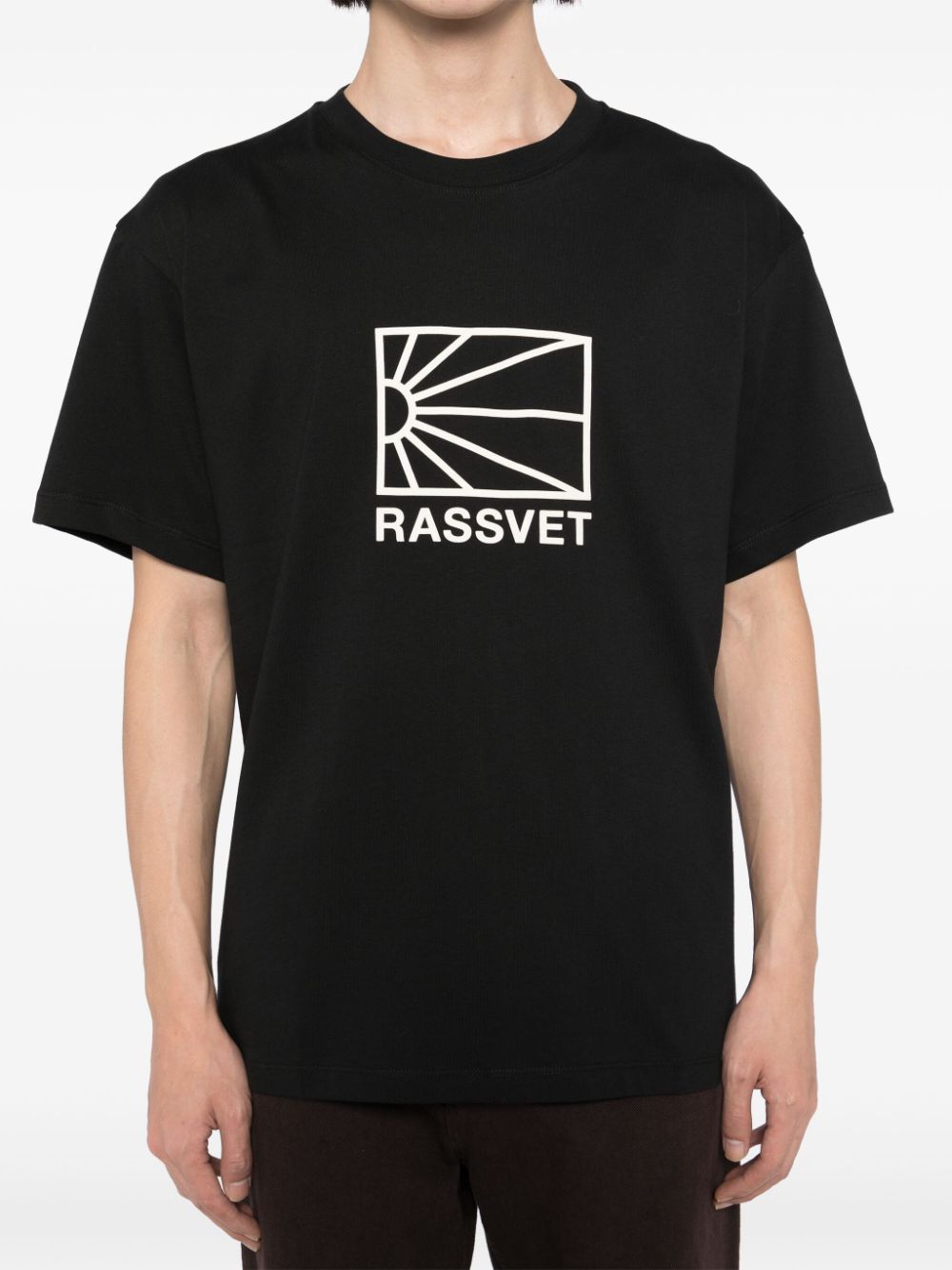 Rassvet Mens Black Short Sleeve T-Shirt