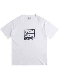 Rassvet Mens White Short Sleeve T-Shirt