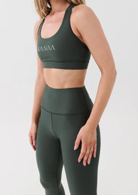 PE Nation Womens Kaaiaa X P.E Nation Recycled Poly Sports Bra in Grey