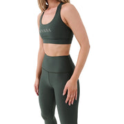 PE Nation Womens Kaaiaa X P.E Nation Recycled Poly Sports Bra in Grey
