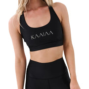 PE Nation Womens Kaaiaa X P.E Nation Recycled Poly Sports Bra in Black