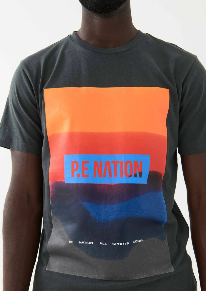 PE Nation Mens Bowery Tee in Grey