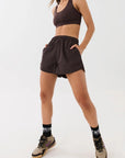 PE Nation Womens Reverb Short in Brown