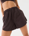 PE Nation Womens Reverb Short in Brown