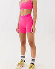 PE Nation Womens Intuitive Bike Short in Pink