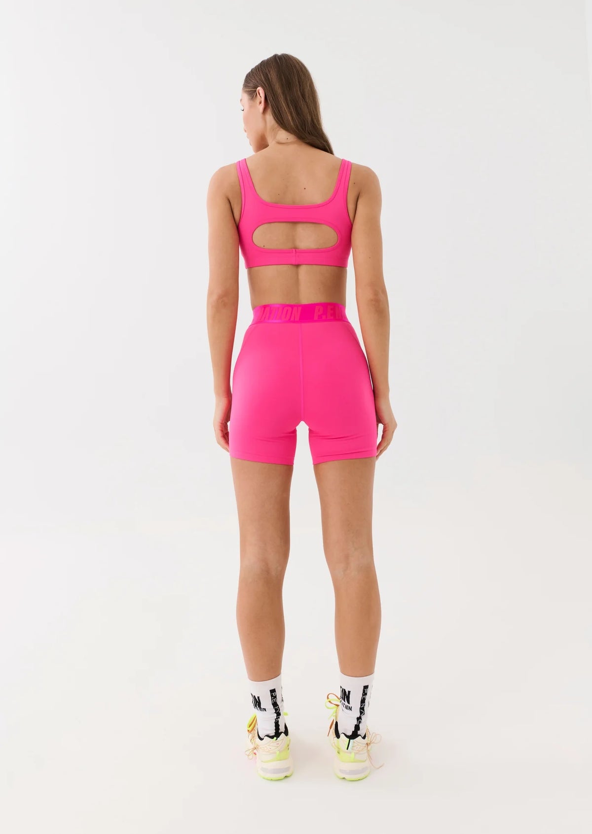 PE Nation Womens Intuitive Bike Short in Pink