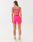 PE Nation Womens Intuitive Bike Short in Pink