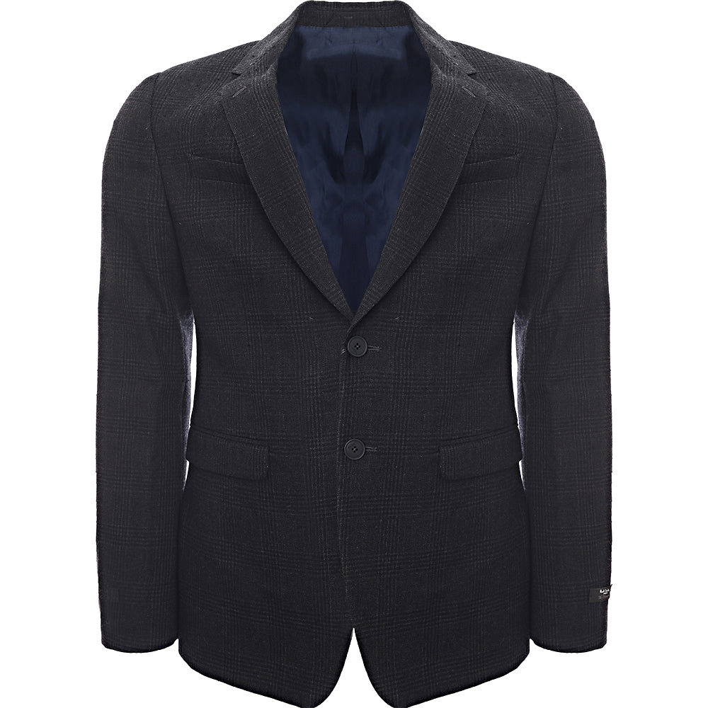 Paul Smith Mens Slim Fit 2 Button Blazer in Grey