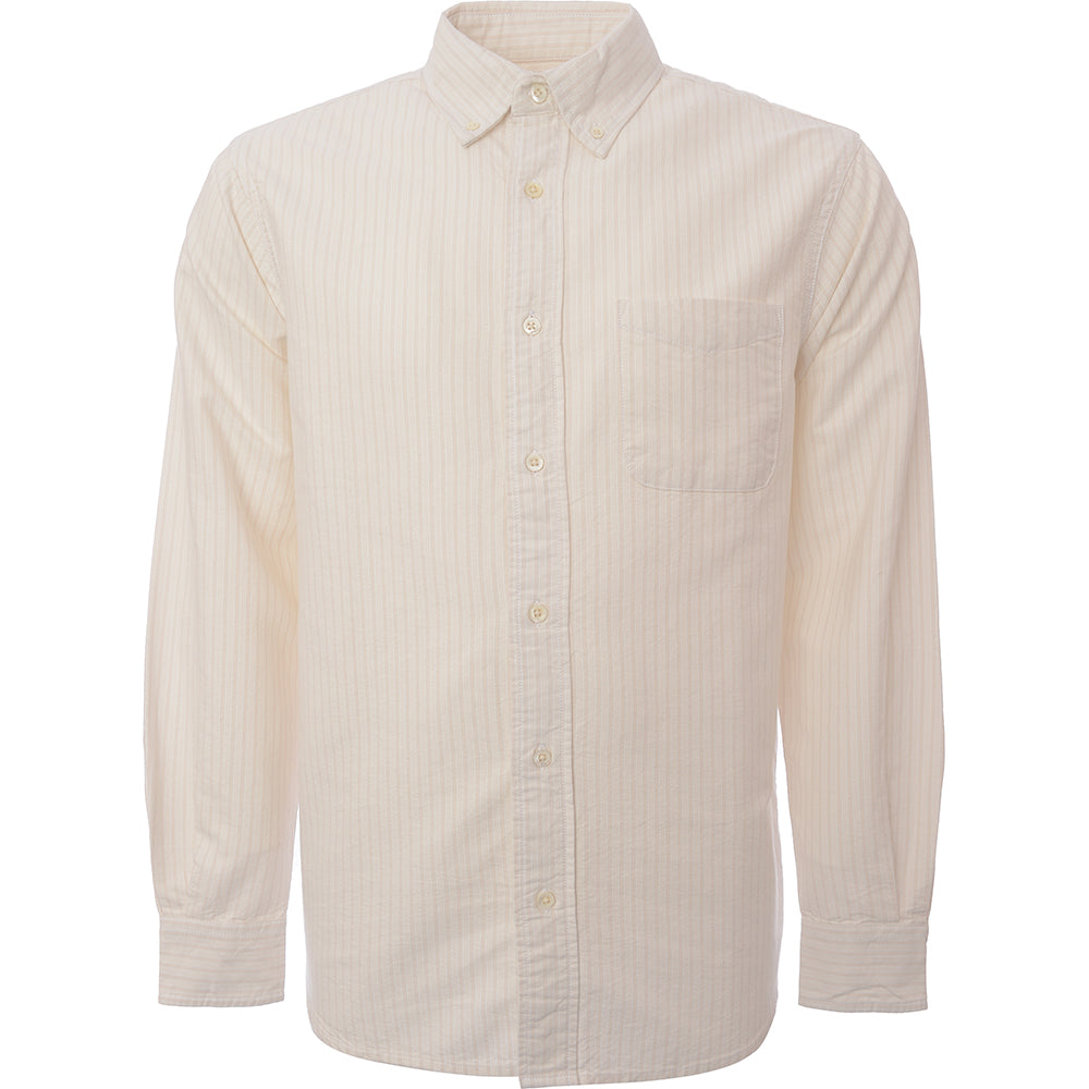 Mens Adsum Premium BD Shirt White Oxf Shirts/Long Sleeve in White