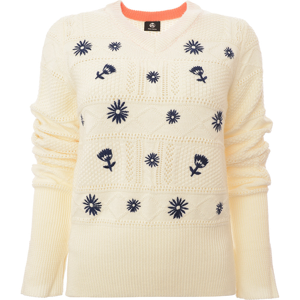 Paul Smith Womens Knitted Jumper in Cream