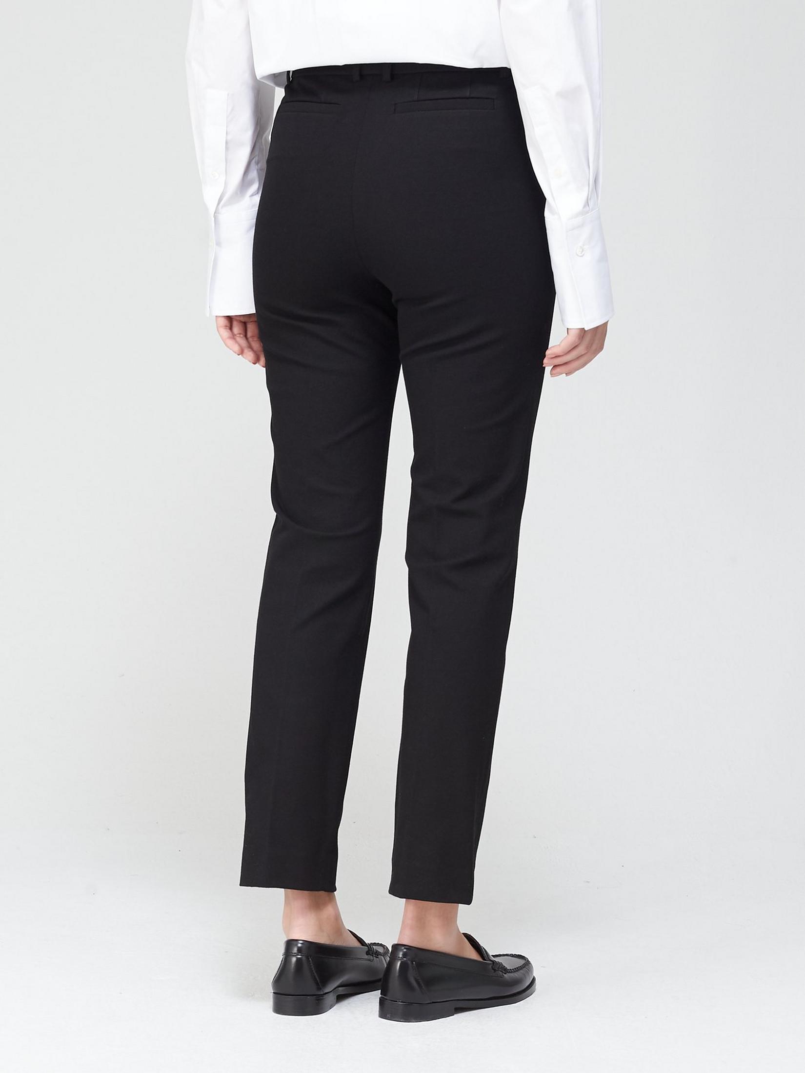 Joseph Womens Coleman Gabardine Stretch Trousers in Black