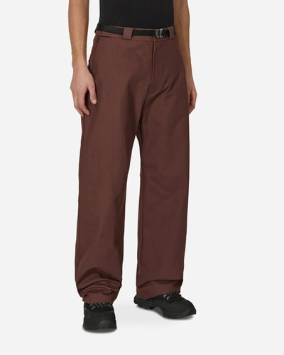 Roa Men's Brown Oversized Chino Chicory Pants