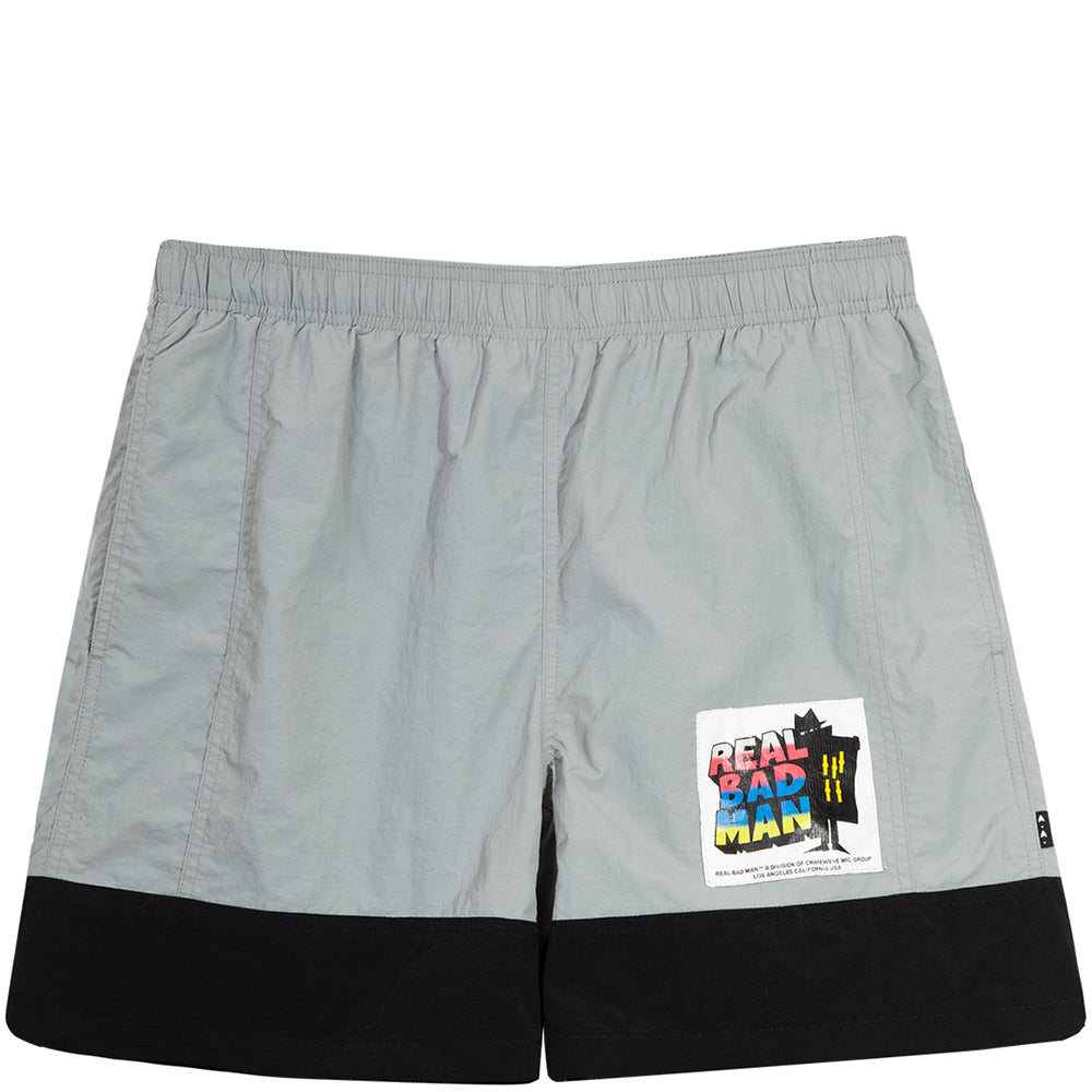 Real Bad Man Mens Club Shorts Grey