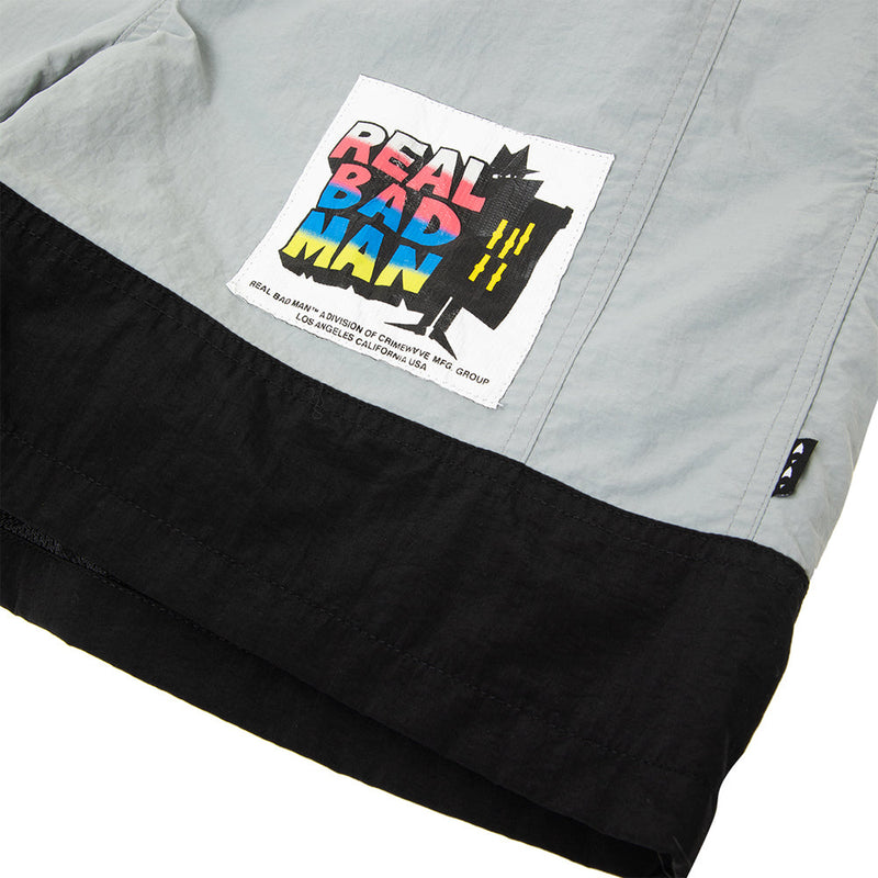 Real Bad Man Mens Club Shorts Grey