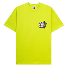 Real Bad Man Men's Green Who Goes SS Acid Tee