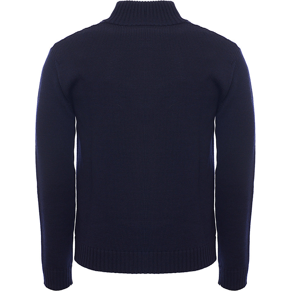 Rossignol Men's Qs Knit H-Neck Zip in Navy