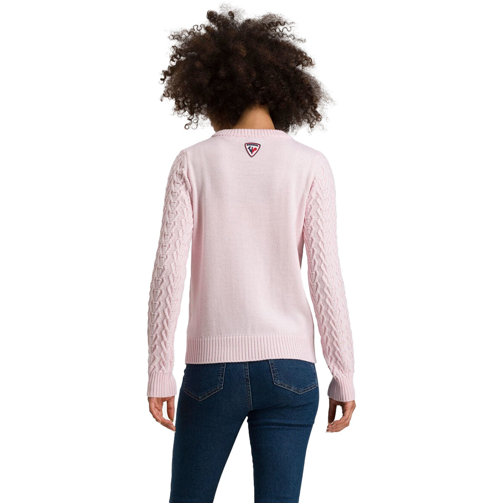 Rossignol Womens Fs Knit U-Neck in Pink